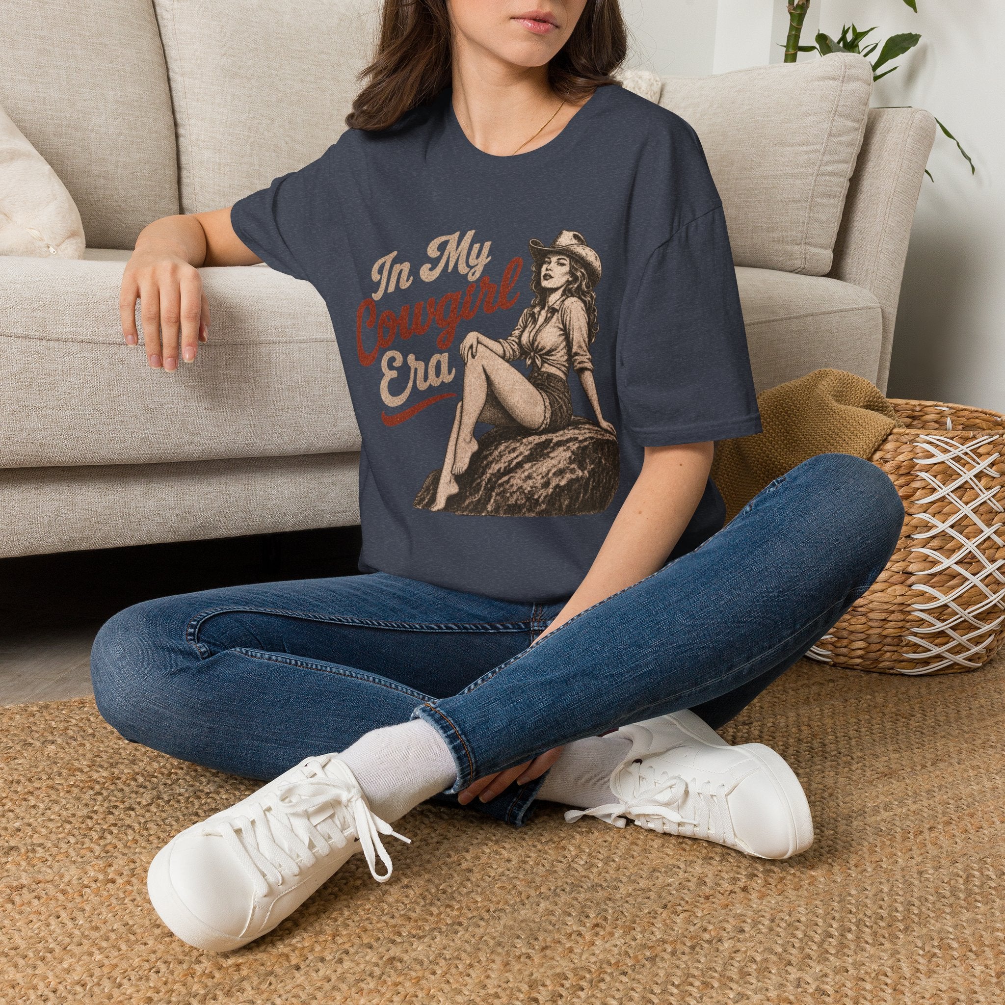Cowgirl T-Shirt — "In My Cowgirl Era" Vintage Western Graphic Tee