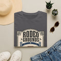 Rodeo Grounds T-Shirt — Vintage Western 'Gates Open at Sundown' Tee