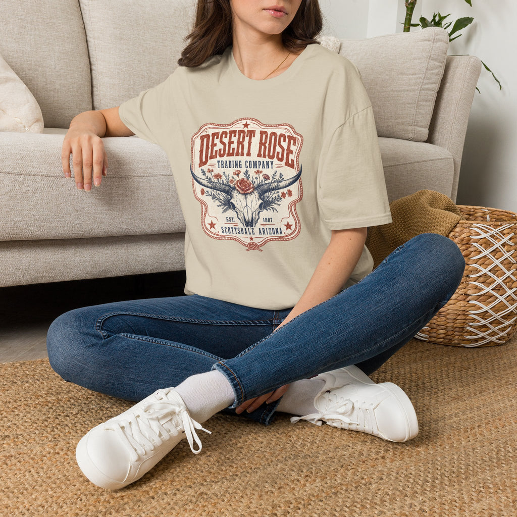 Desert Rose T‑Shirt — Vintage Western Trading Company Graphic Tee