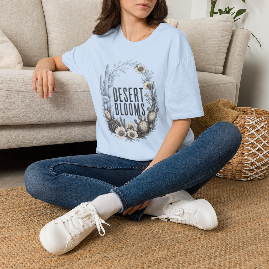 Desert Blooms T-Shirt — Floral Cactus Boho Tee