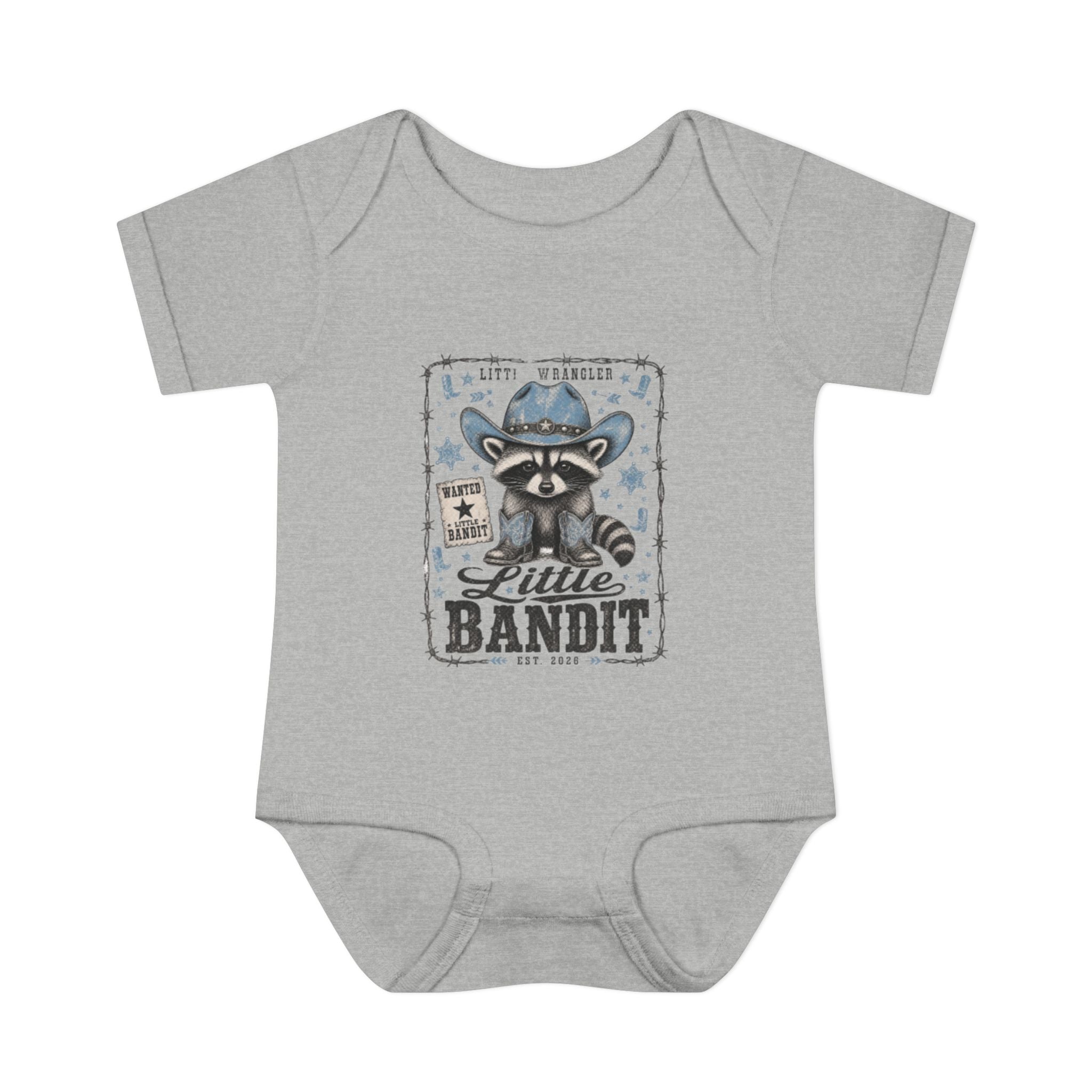 "Little Bandit Baby" Cowboy Infant Onesie