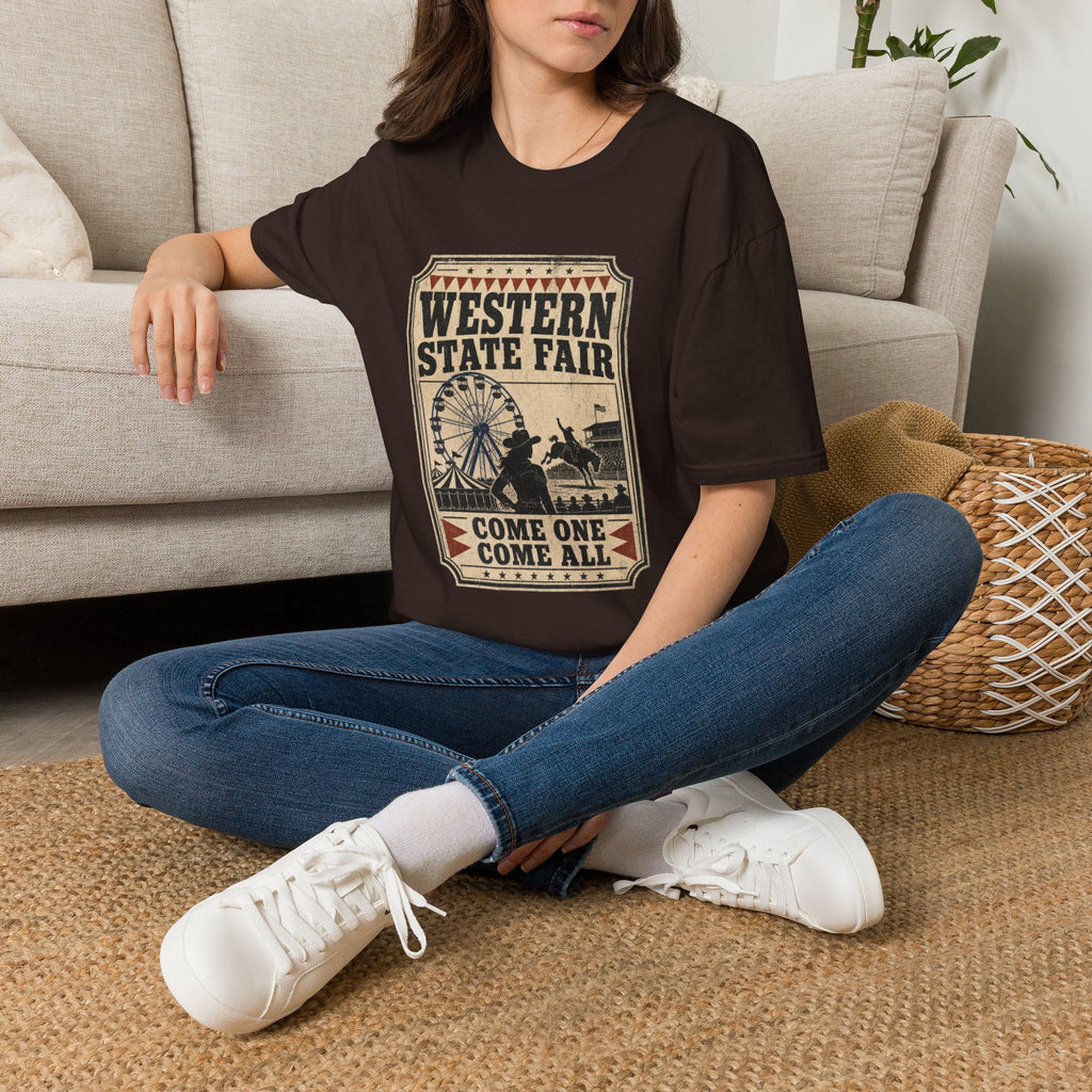 Western State Fair T-Shirt — 'Come One Come All' Vintage Carnival Tee
