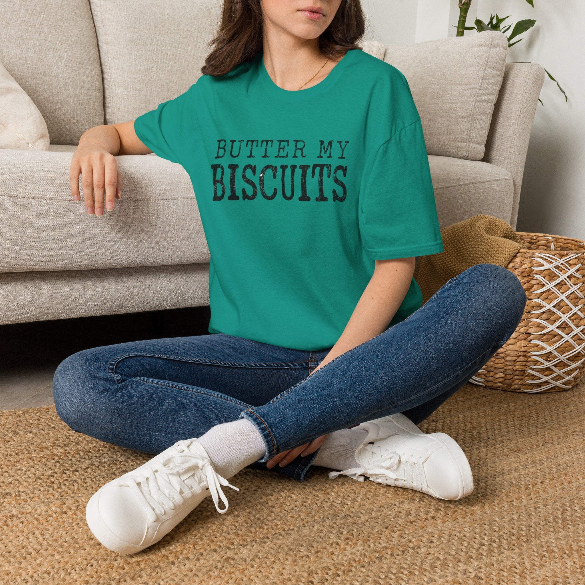 Butter My Biscuits T-Shirt — Southern Comfort Vintage Graphic Tee