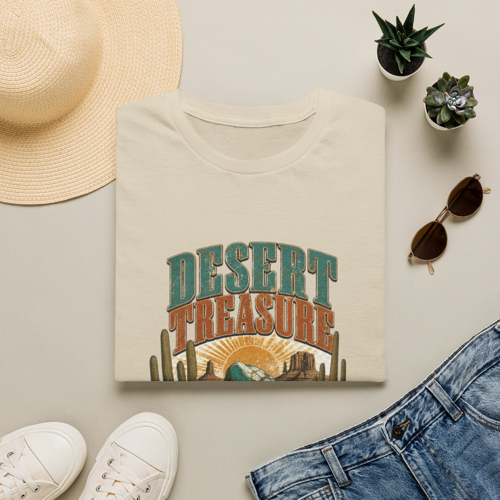 Desert Treasure T-Shirt — Southwestern Cactus & Turquoise Graphic