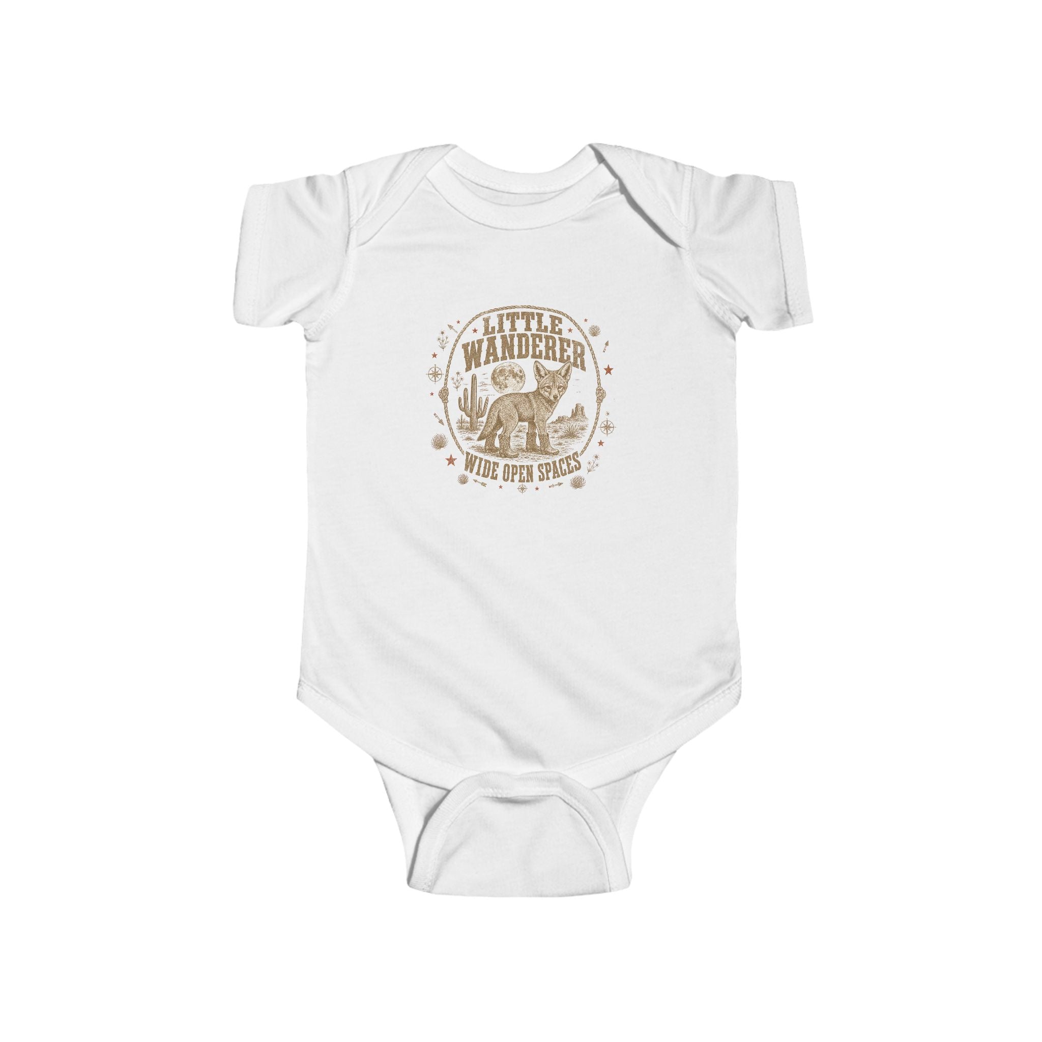 Baby Bodysuit - "Little Wanderer" Adventure Graphic Infant Onesie