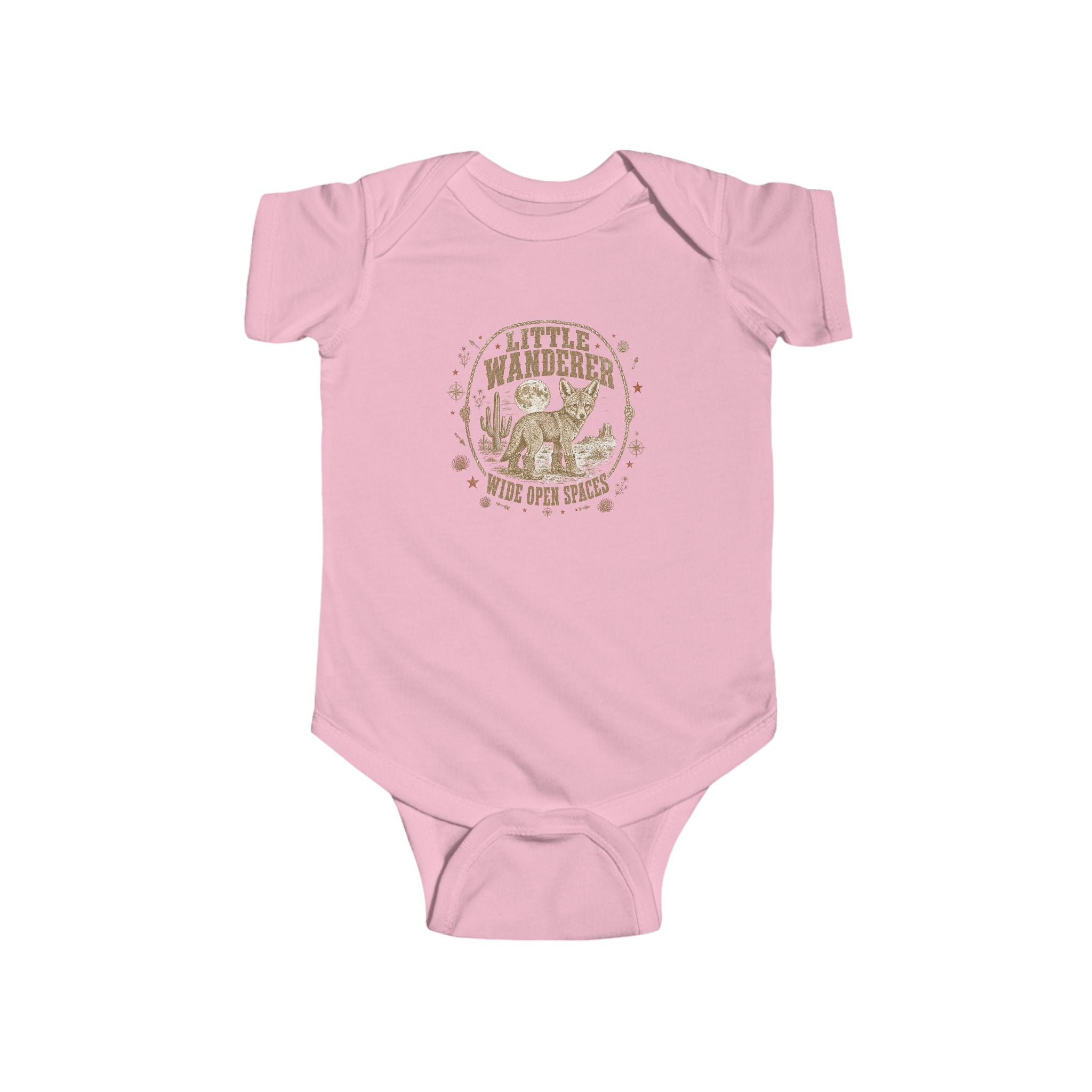 Baby Bodysuit - "Little Wanderer" Adventure Graphic Infant Onesie