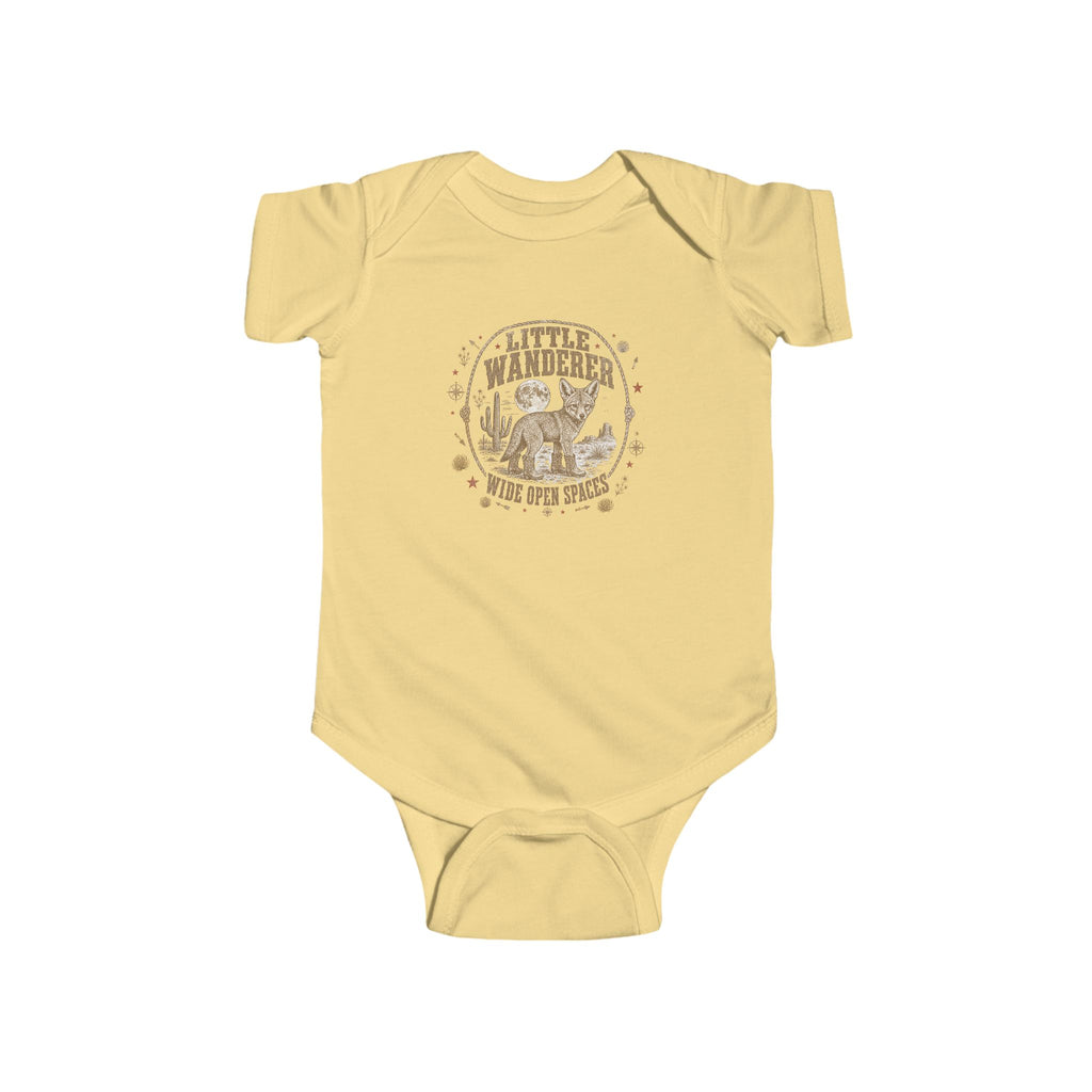 Baby Bodysuit - "Little Wanderer" Adventure Graphic Infant Onesie
