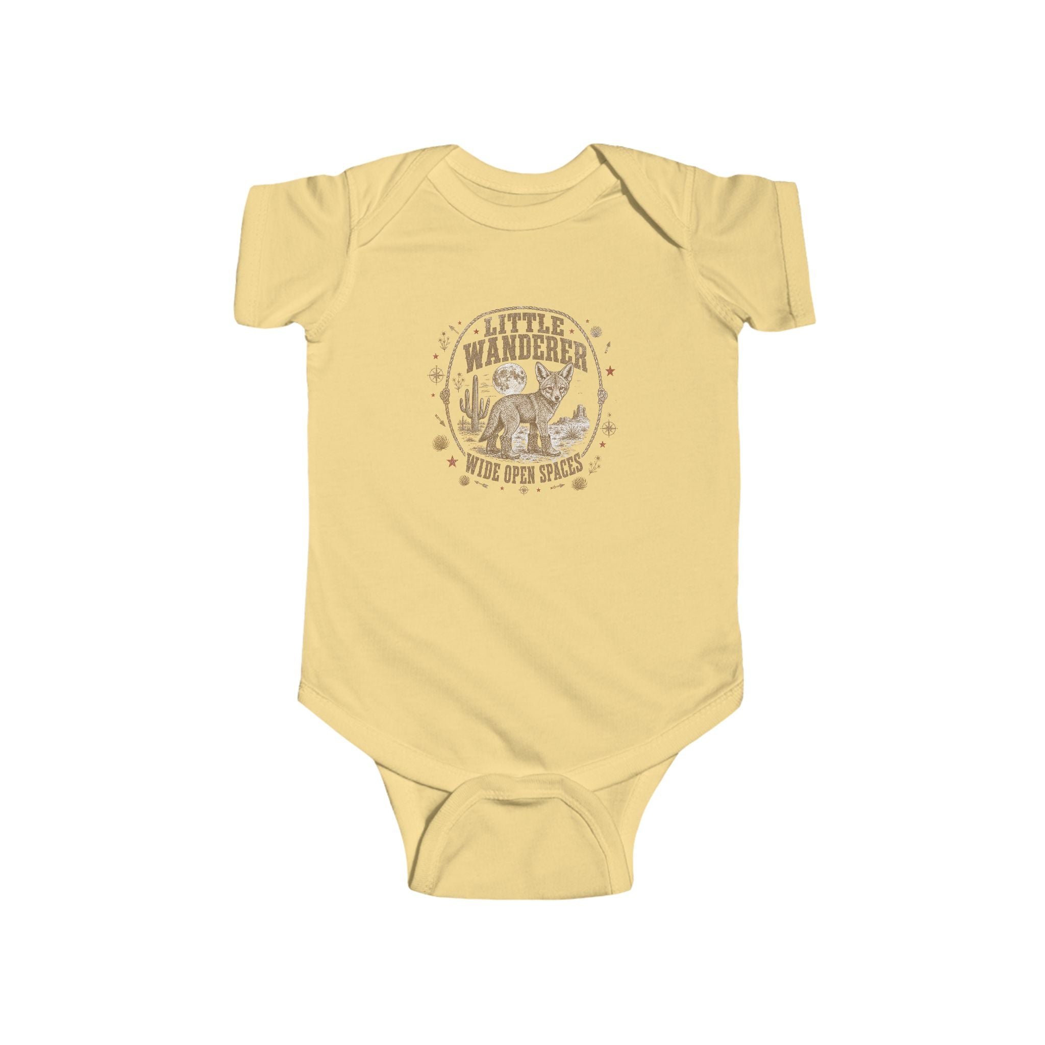 Baby Bodysuit - "Little Wanderer" Adventure Graphic Infant Onesie