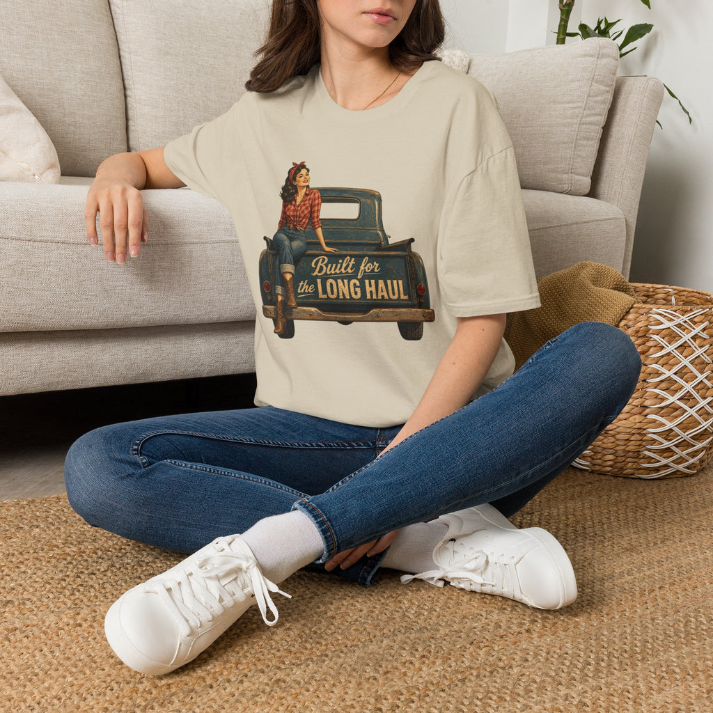 Built for the Long Haul T-Shirt — Vintage Truck & Rosie Roadtrip Tee