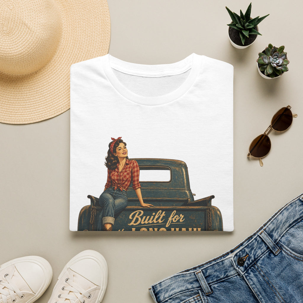 Built for the Long Haul T-Shirt — Vintage Truck & Rosie Roadtrip Tee
