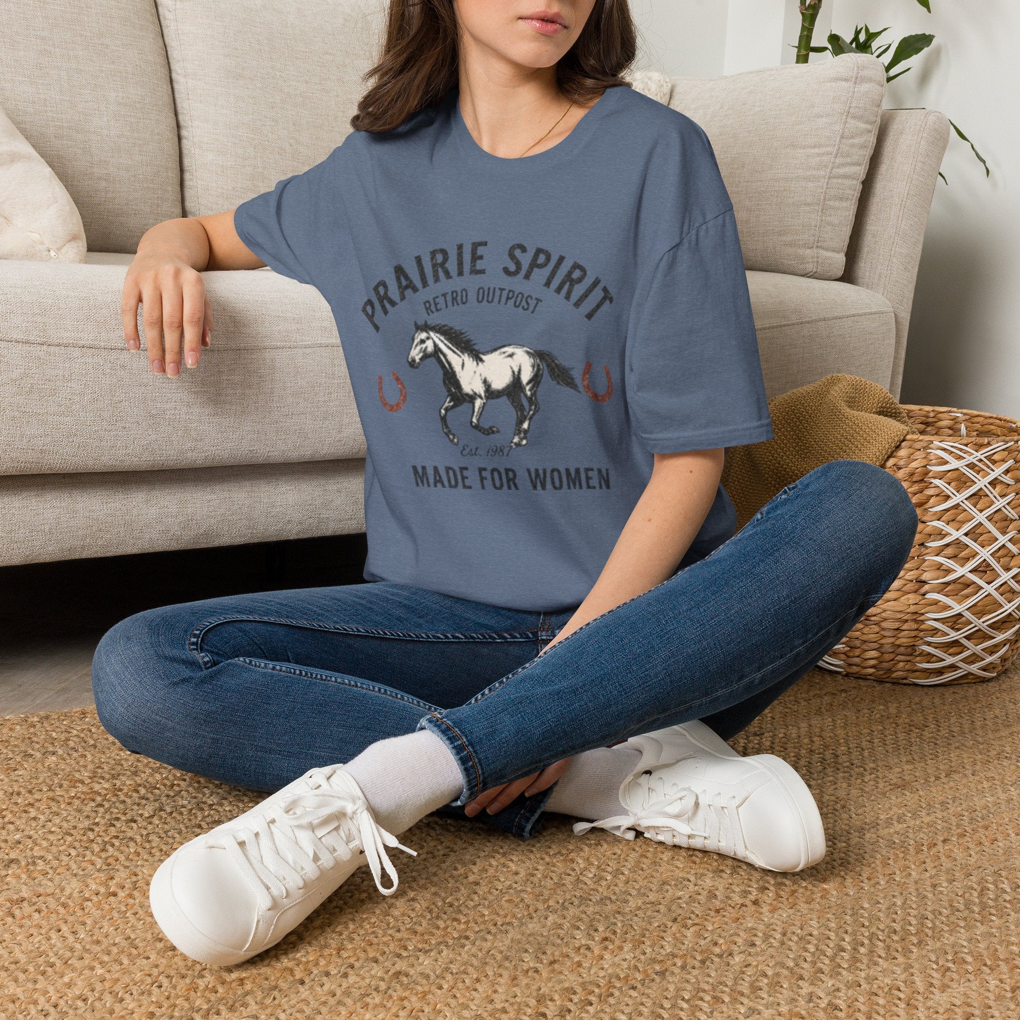 Prairie Spirit Horse T-Shirt — Retro Outpost Graphic Tee