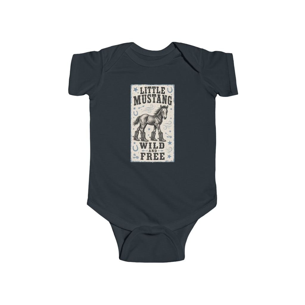 Little Mustang Infant Bodysuit – Wild & Free Baby Onesie