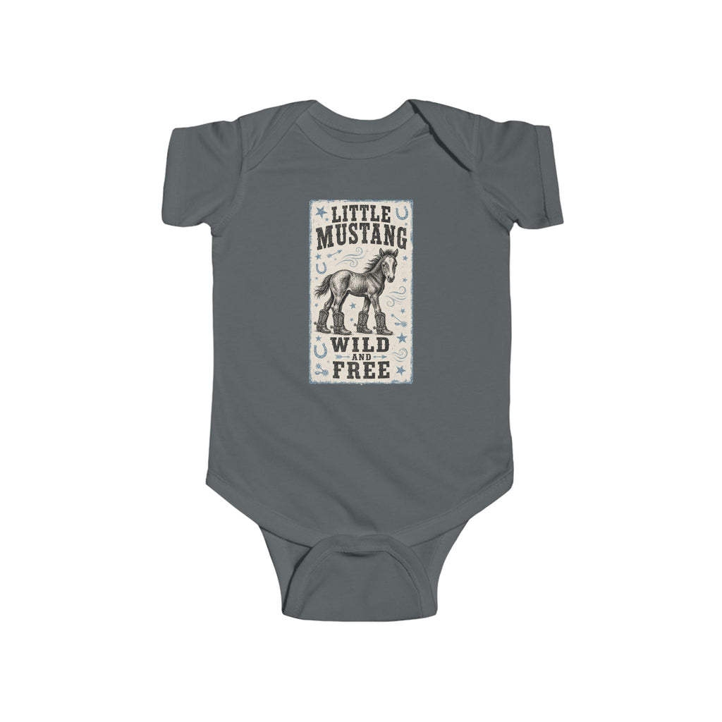 Little Mustang Infant Bodysuit – Wild & Free Baby Onesie