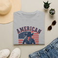 American Cowgirl T-Shirt — Vintage Flag Western Tee