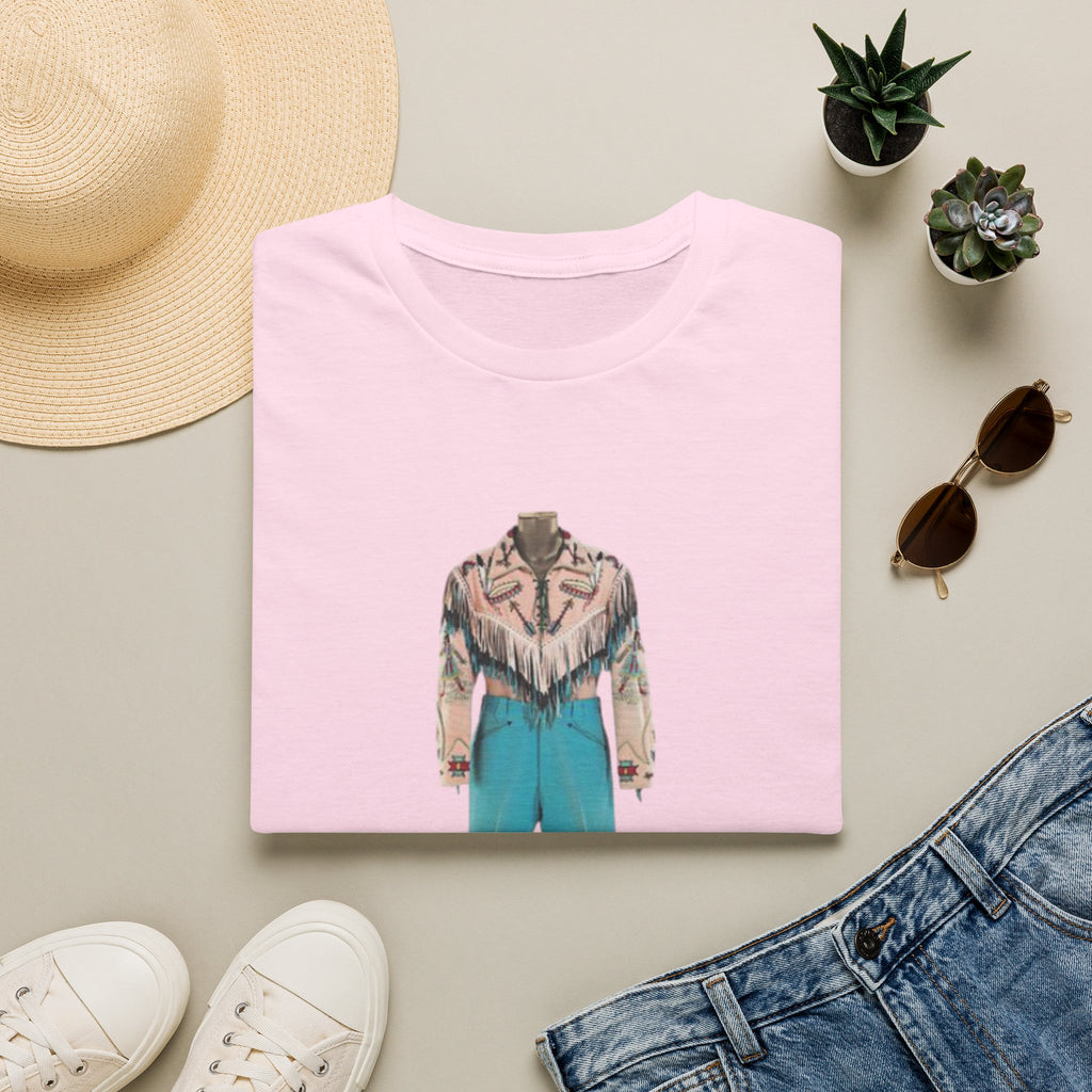 Cowboy Jacket Illustration T-Shirt — Vintage Western Outfit Graphic Tee