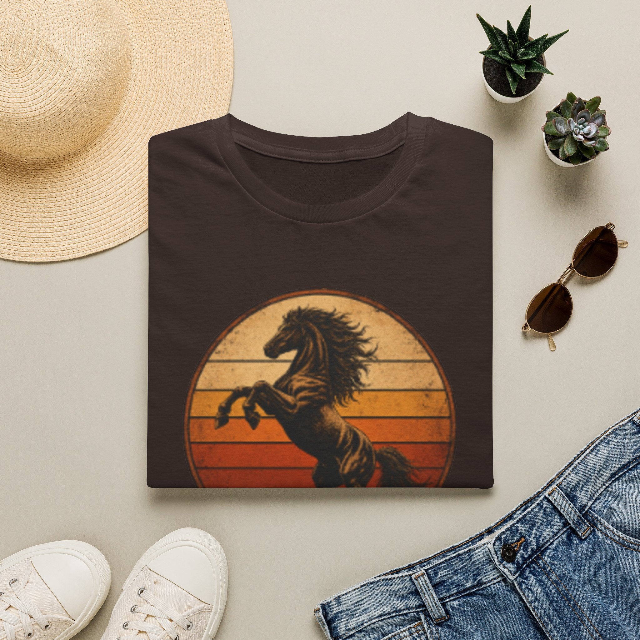 Vintage Sunset Stallion T-Shirt