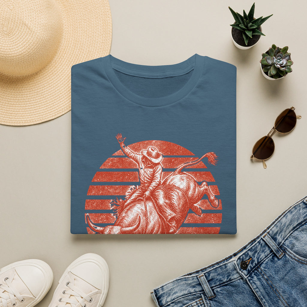 Bull Rider T‑Shirt — Vintage Rodeo Western Graphic Tee