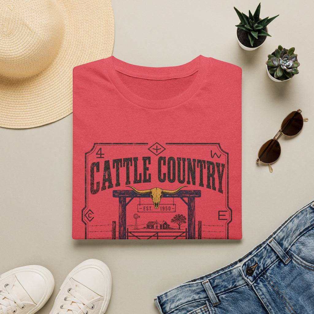 Cattle Country Graphic T-Shirt — 'No Trespassing' Ranch Western Tee