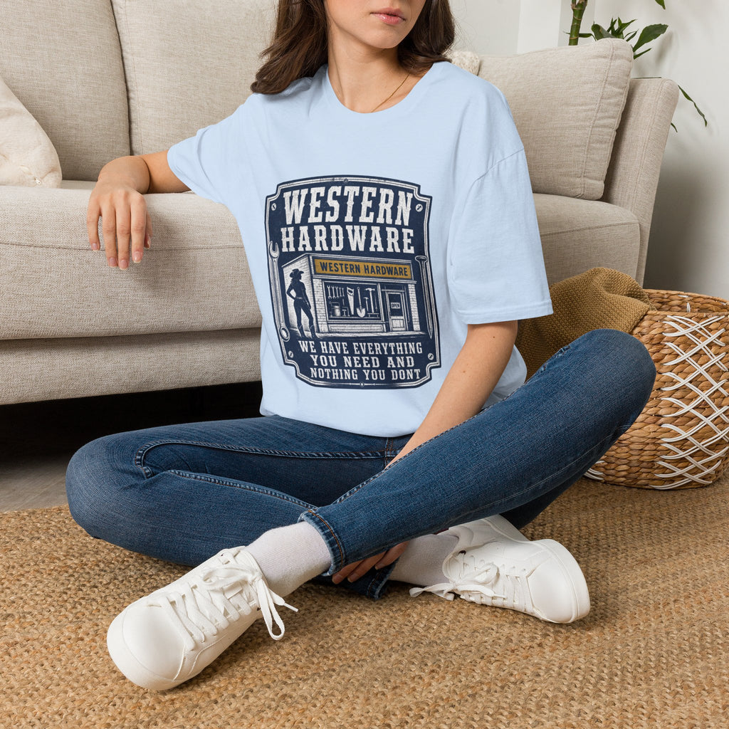 Western Hardware Vintage T-Shirt — Retro Storefront Graphic Tee