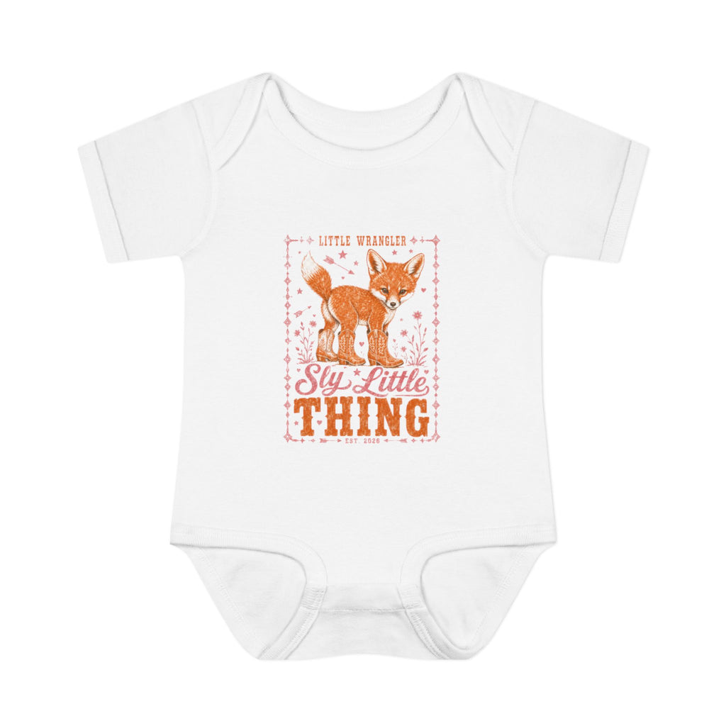 "Sly Little Thing" Baby Fox Infant Onesie