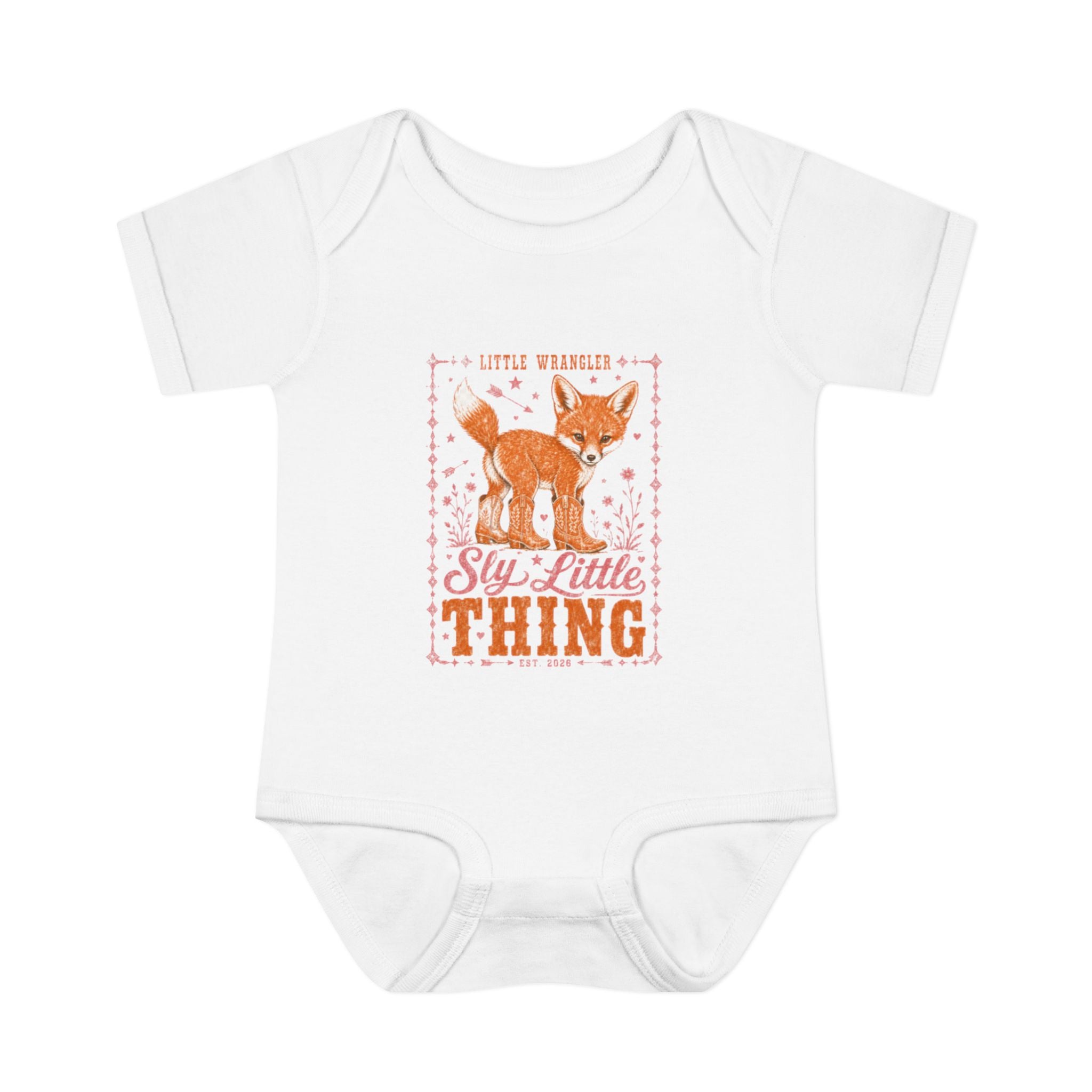 "Sly Little Thing" Baby Fox Infant Onesie