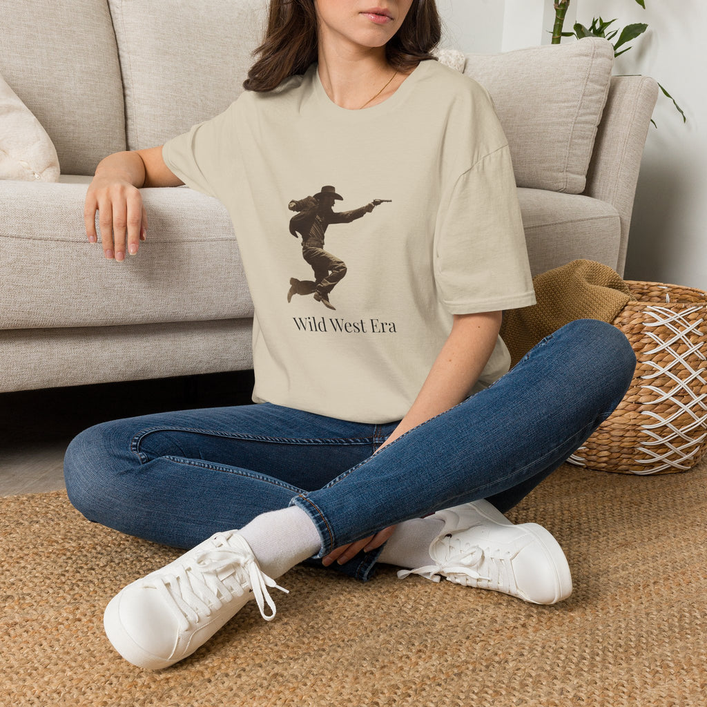 Cowboy Silhouette T-Shirt — Wild West Era Graphic Tee