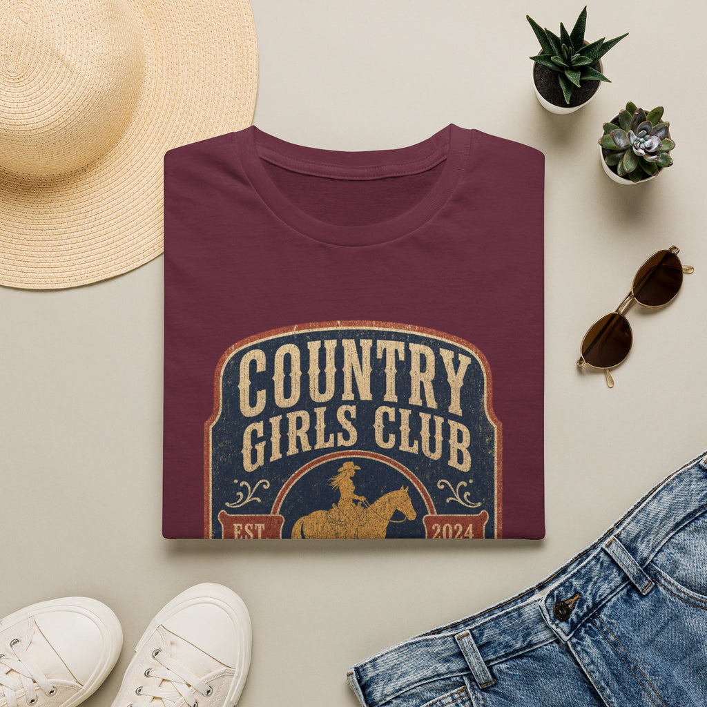 Country Girls Club T-Shirt — Vintage Rodeo Western Graphic Tee