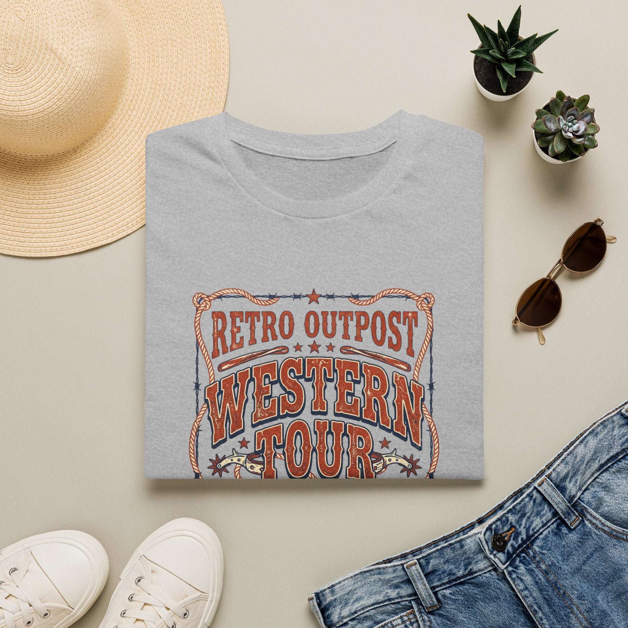 Western Tour Retro Outpost T-Shirt