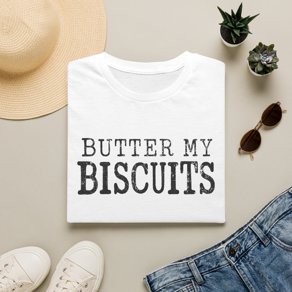 Butter My Biscuits T-Shirt — Southern Comfort Vintage Graphic Tee