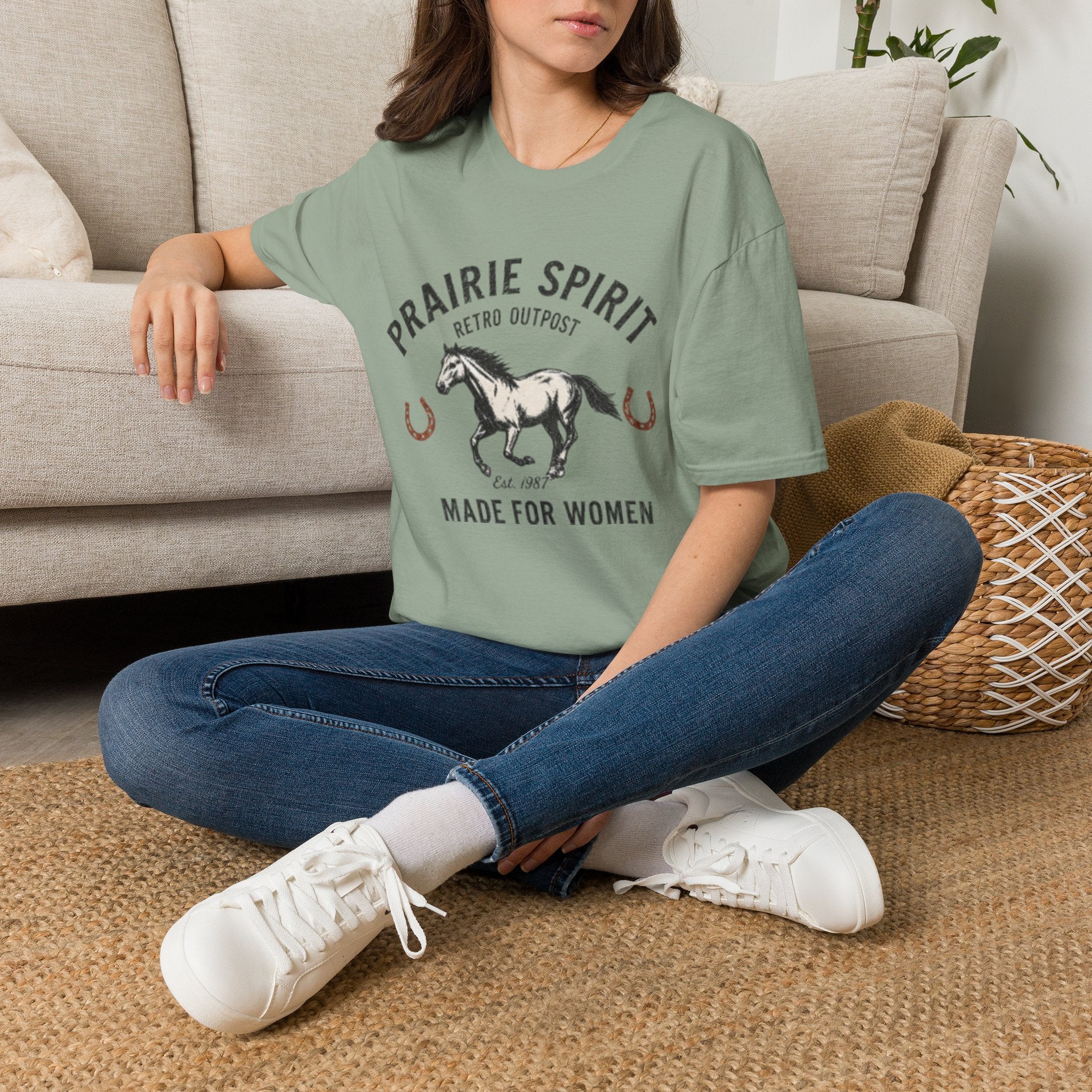 Prairie Spirit Horse T-Shirt — Retro Outpost Graphic Tee