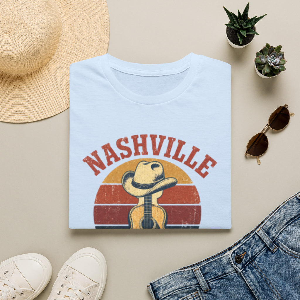 Nashville Music City Guitar Tee