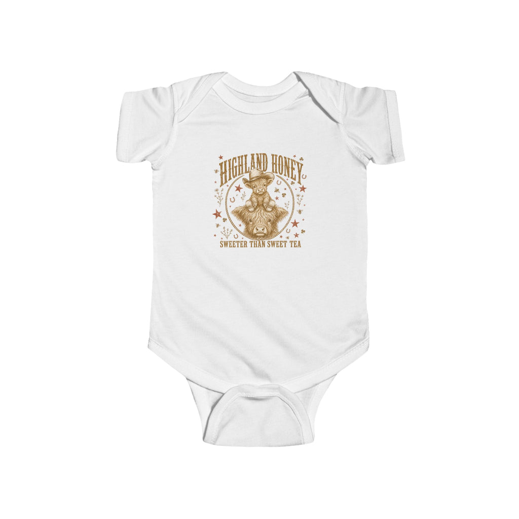 Infant Bodysuit — "Honey and Hocus" Vintage Bear Magic Baby Onesie