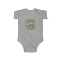 Infant Bodysuit – “Little Desert Wanderer” Front & “Follow Me To The Milk Bar” Back Baby Onesie (Cute Western Nursery Gift)