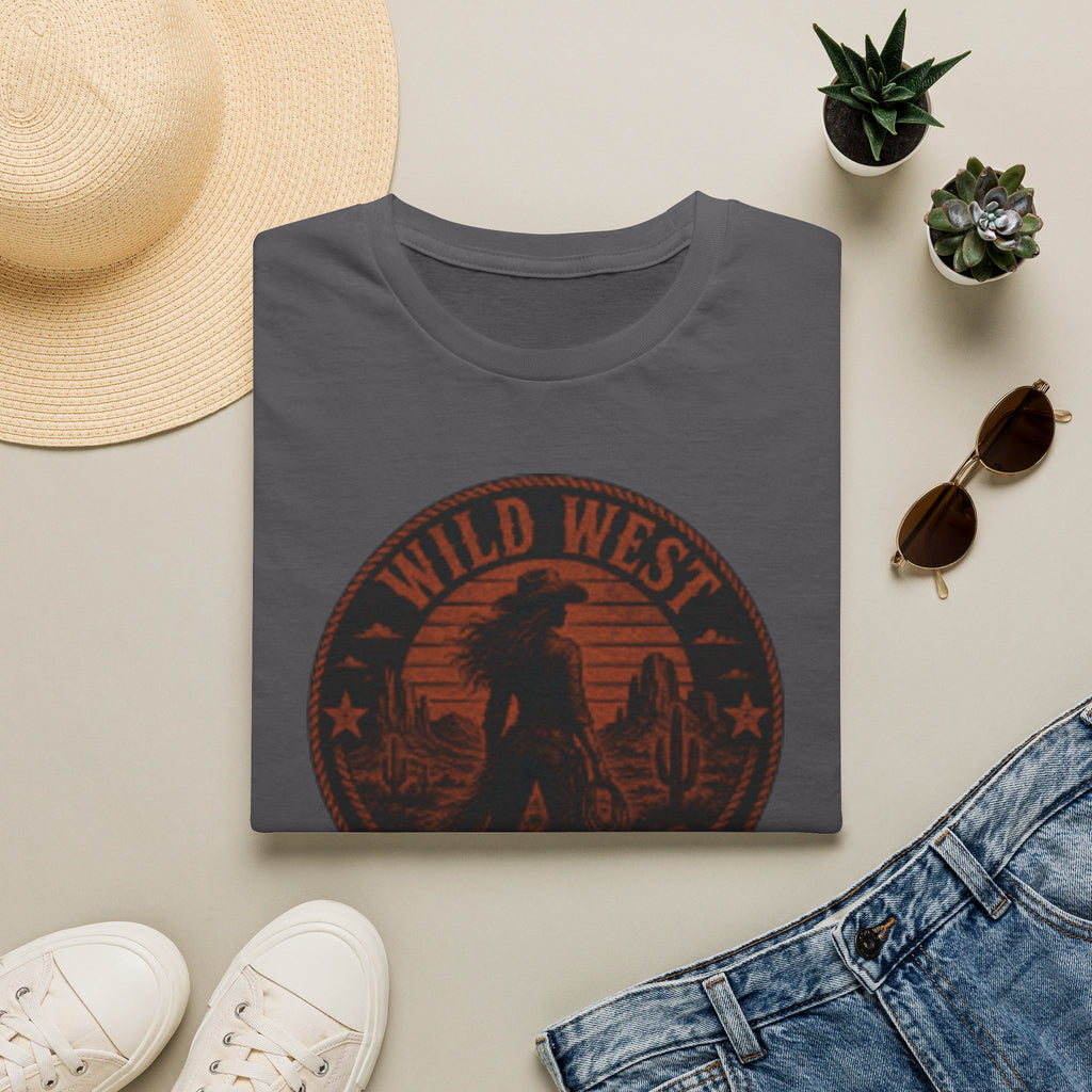Wild West Cowboy T-Shirt – Untamed Spirit Retro Western Graphic Tee