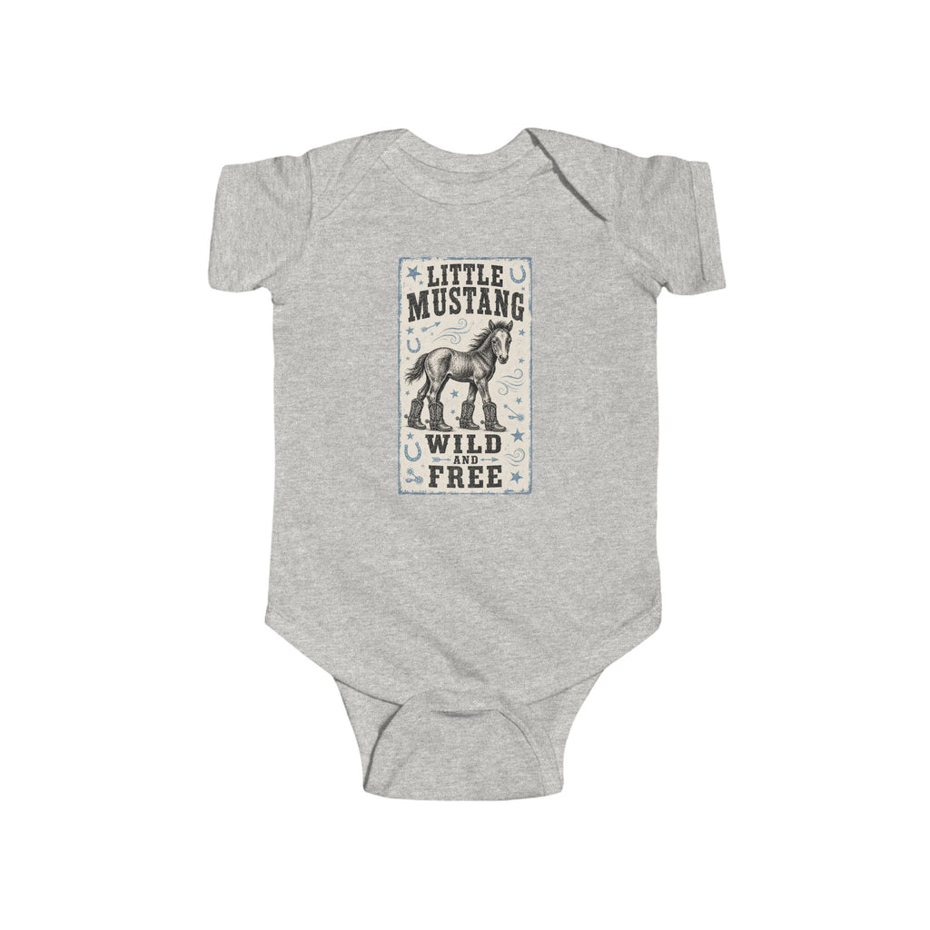Little Mustang Infant Bodysuit – Wild & Free Baby Onesie