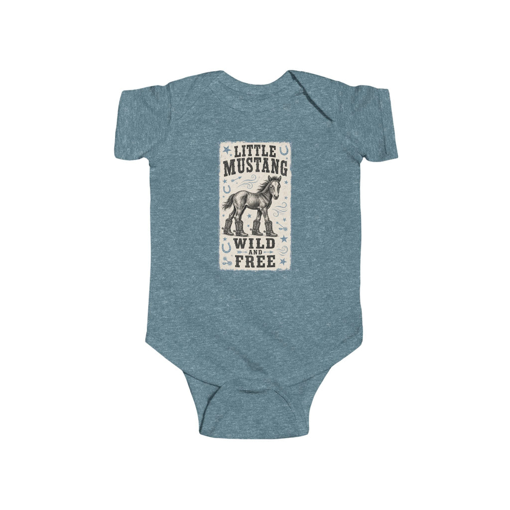 Little Mustang Infant Bodysuit – Wild & Free Baby Onesie