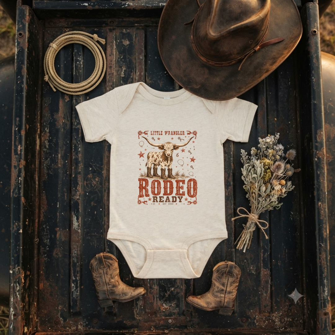 "Rodeo Ready" Baby Onesie