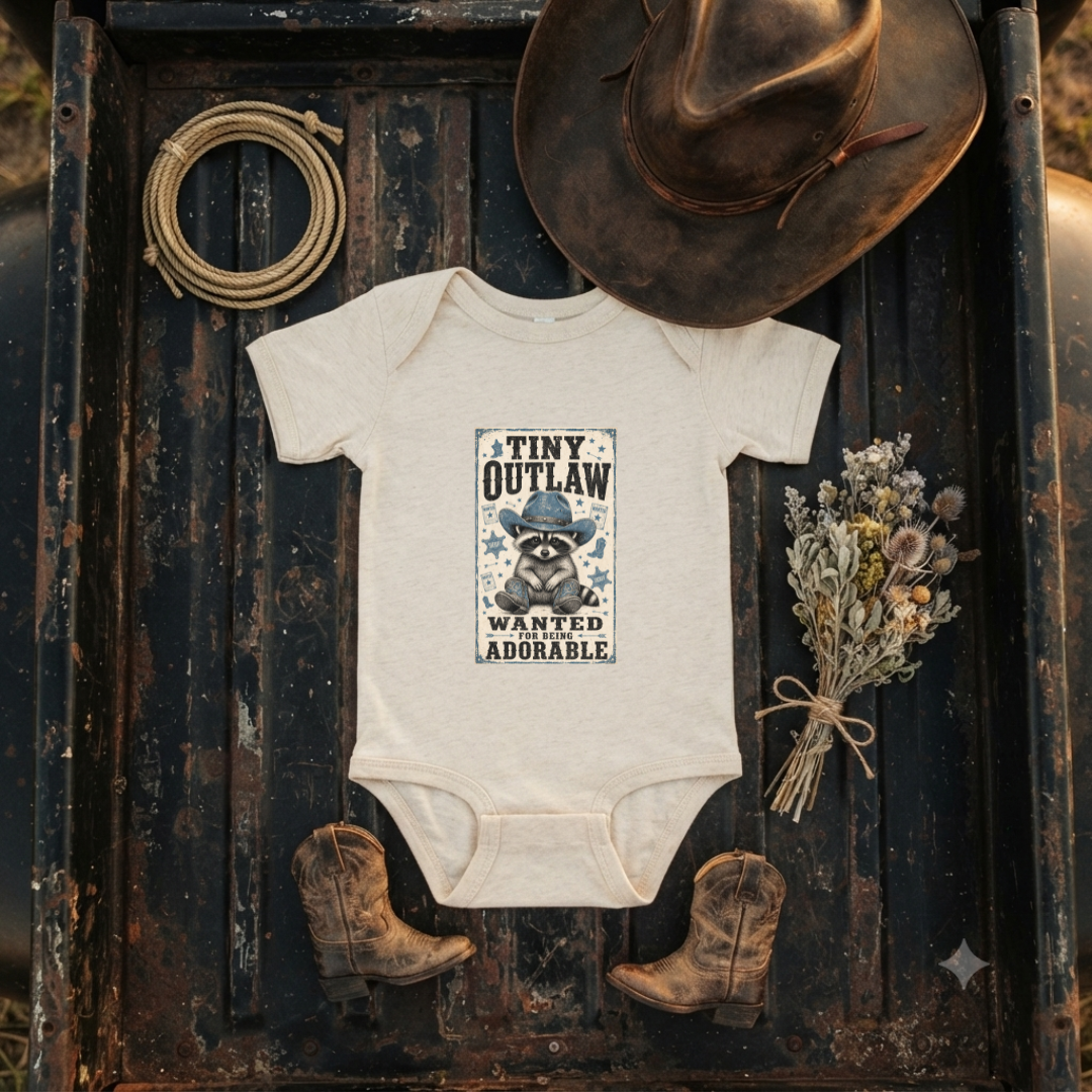 "Little Ranch Hand" Baby Onesie