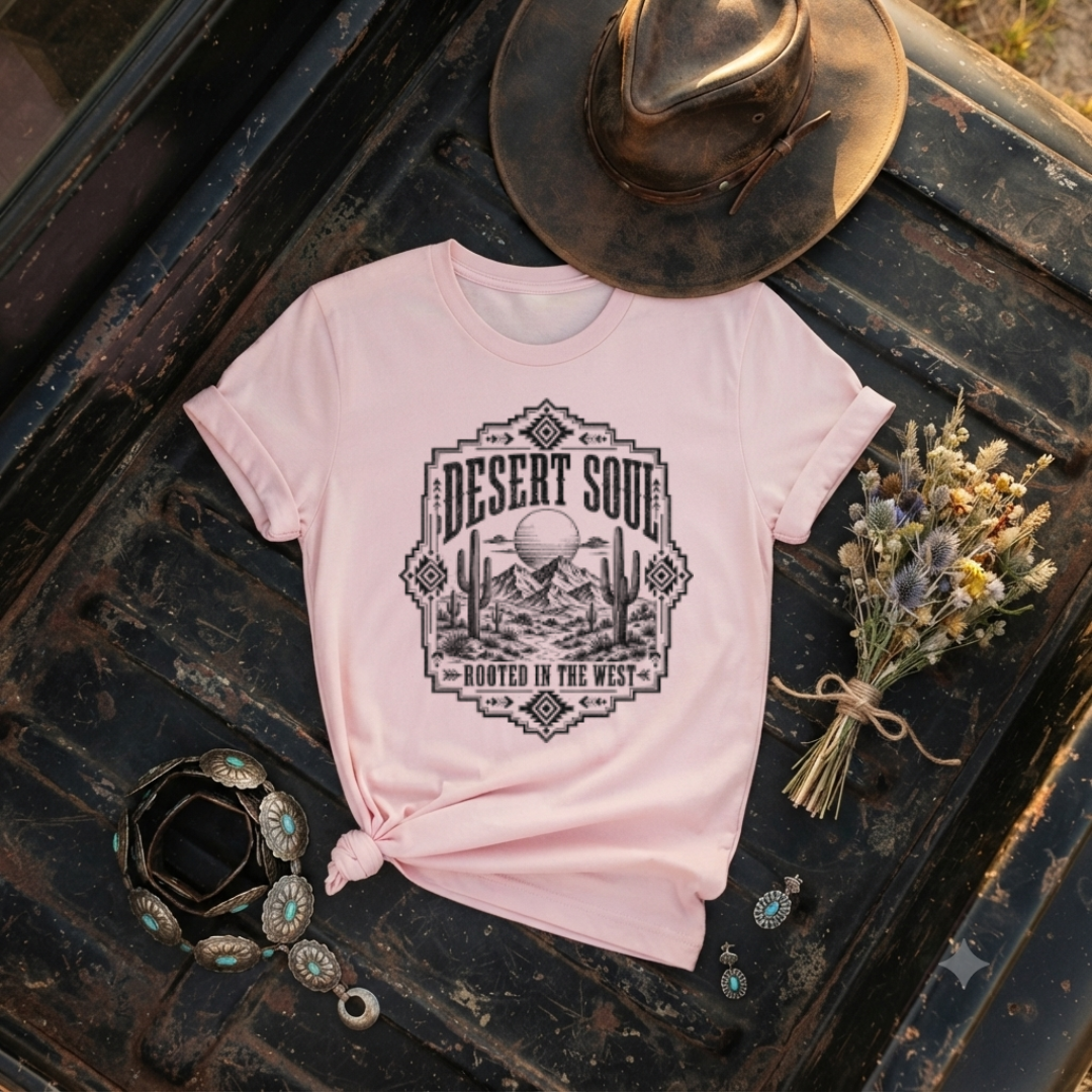 "Desert Soul"  Soft Graphic T-Shirt