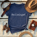 "Hallelujah" — Typewriter Tee
