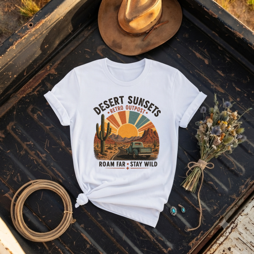 "Retro Outpost Roam Far"