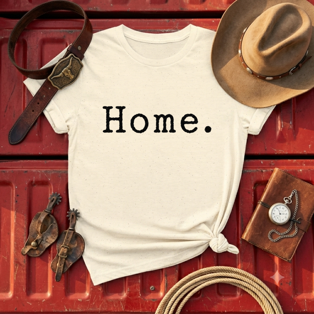 "Home."  Graphic T-Shirt
