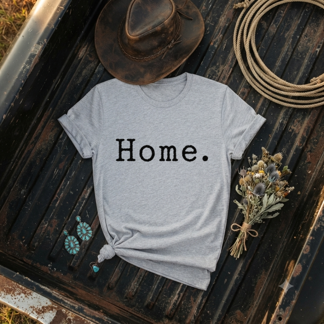 "Home."  Graphic T-Shirt