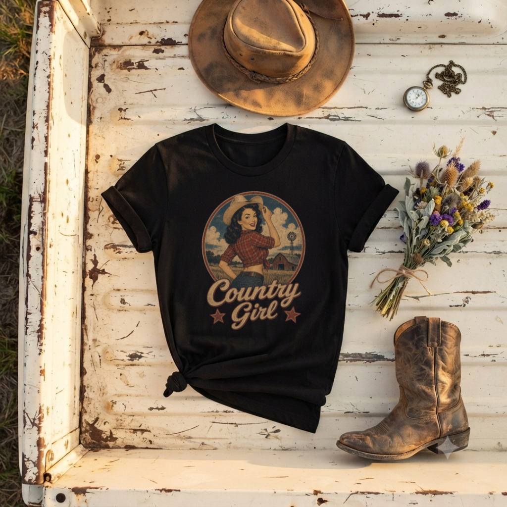 Vintage Country Girl T-Shirt