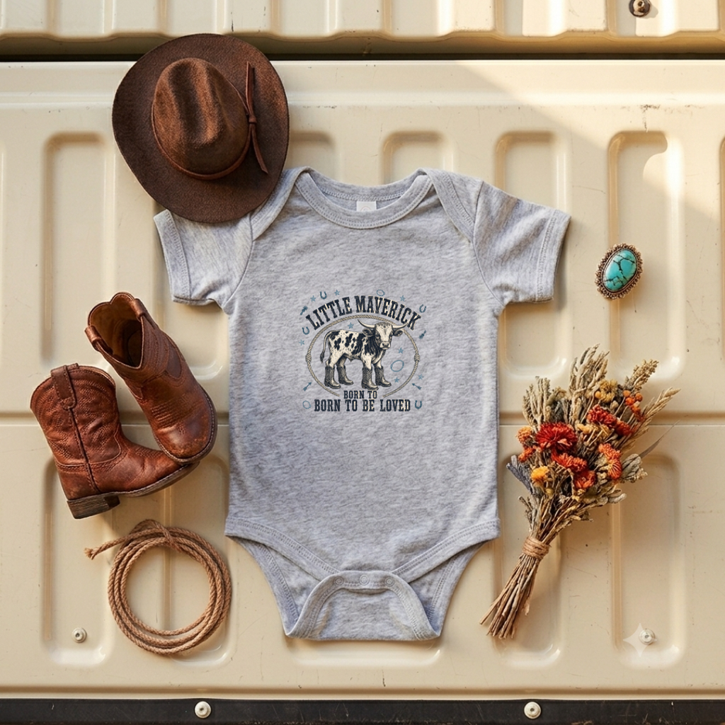"Little Maverick" Baby Onesie