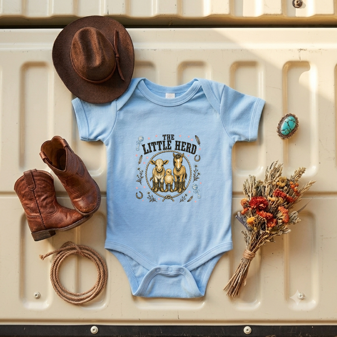 "Little Herd" Baby Onesie