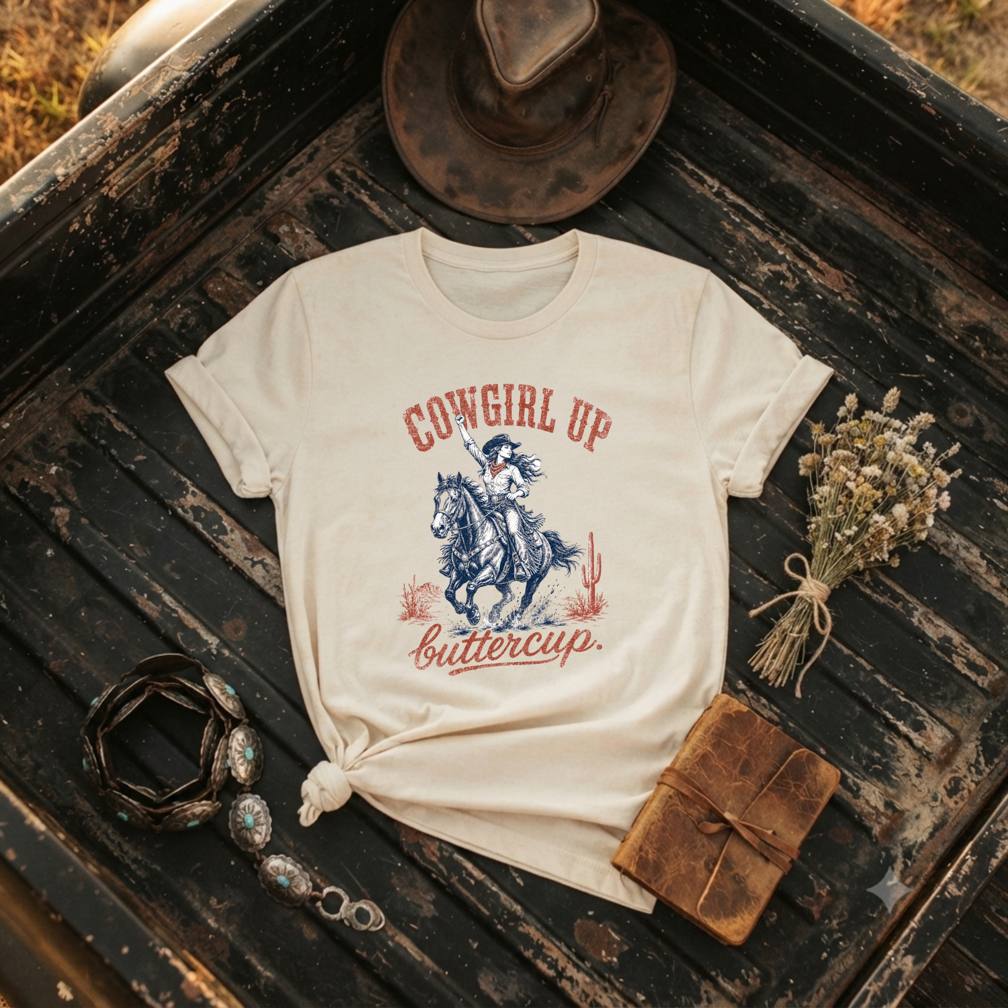 "Cowgirl Up Buttercup" T-Shirt