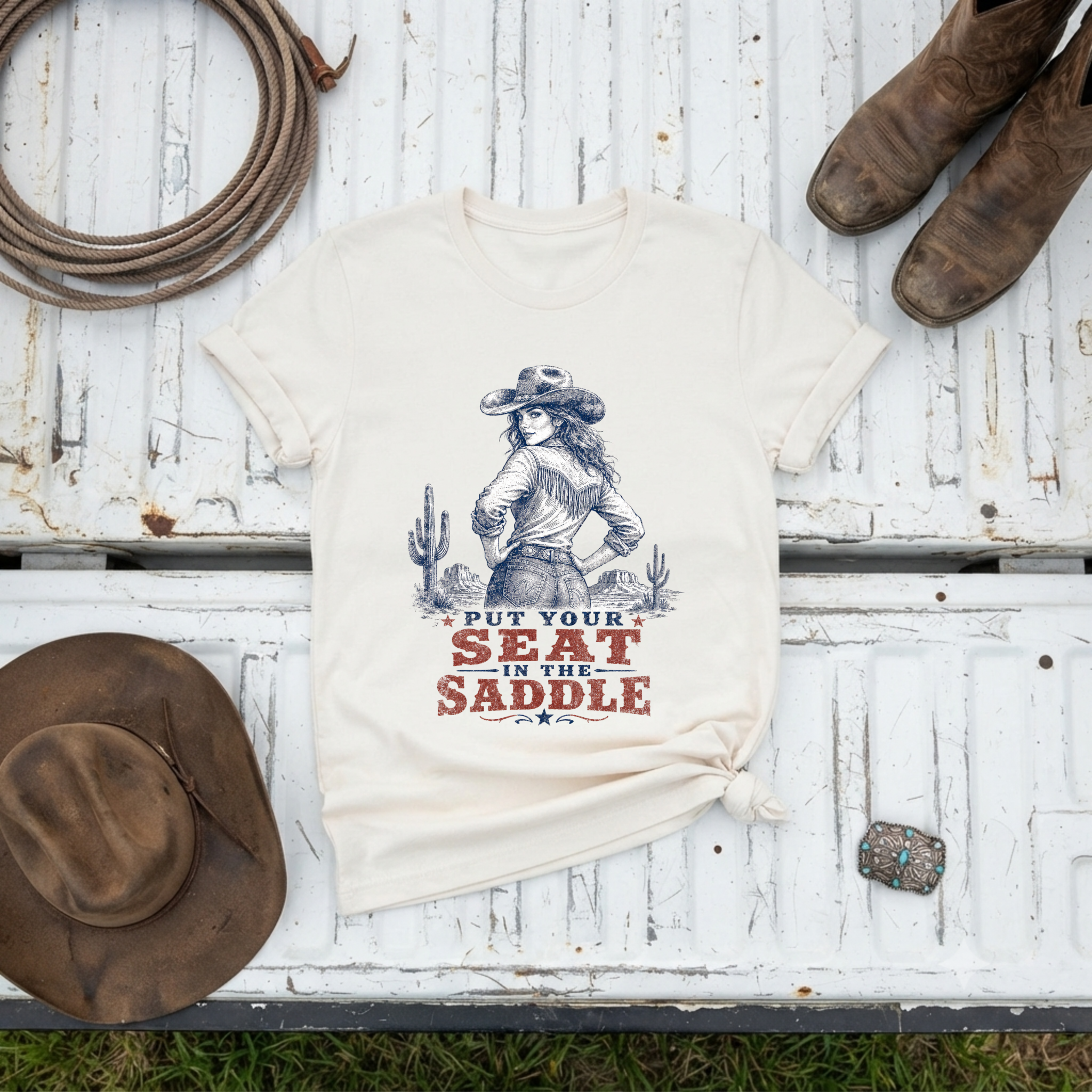"Put Your Seat in the Saddle" T-Shirt