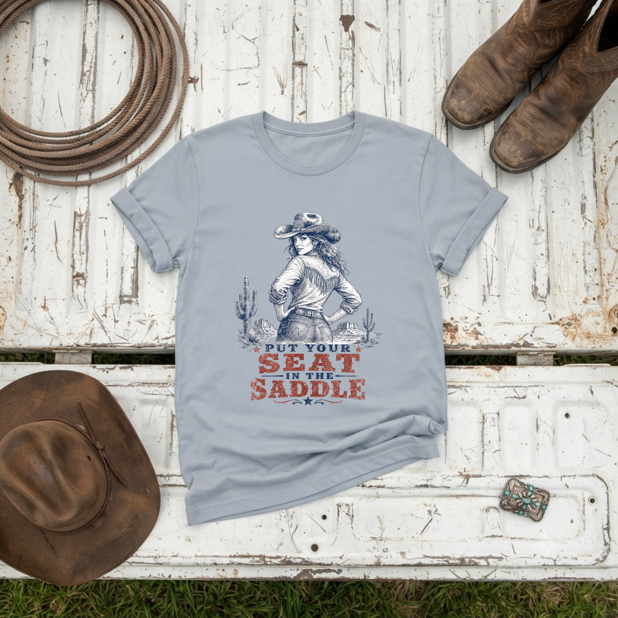 "Put Your Seat in the Saddle" T-Shirt