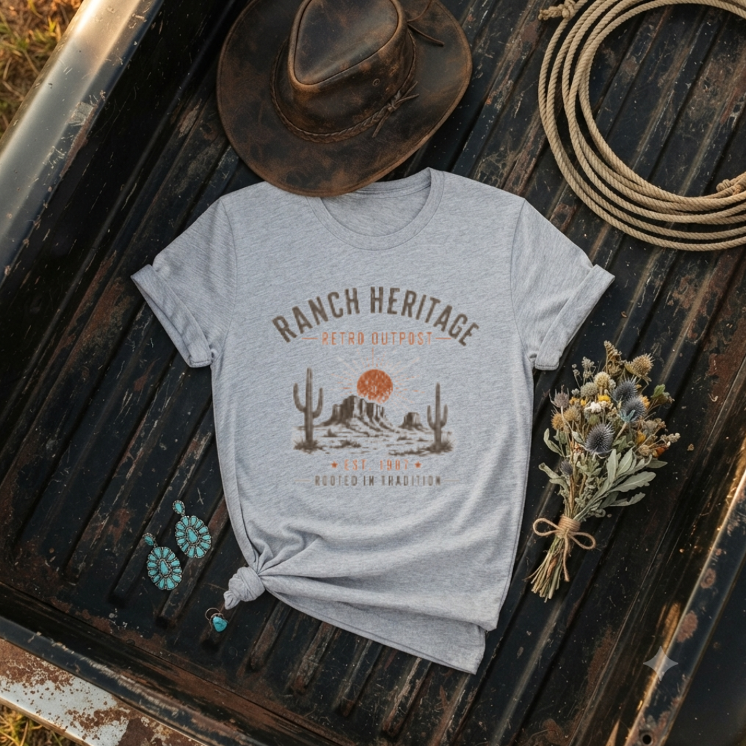 "Ranch Heritage" Retro Outpost T-Shirt